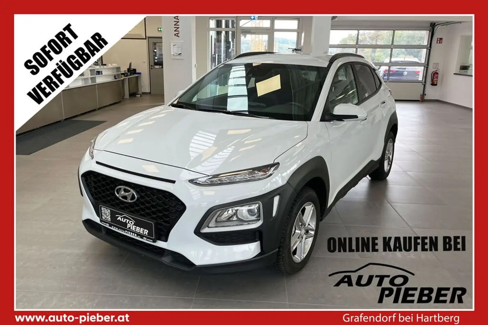 Hyundai KONA 1,6 CRDi LEVEL 3 Plus 4WD *SHZ,RFK* Wit - 1