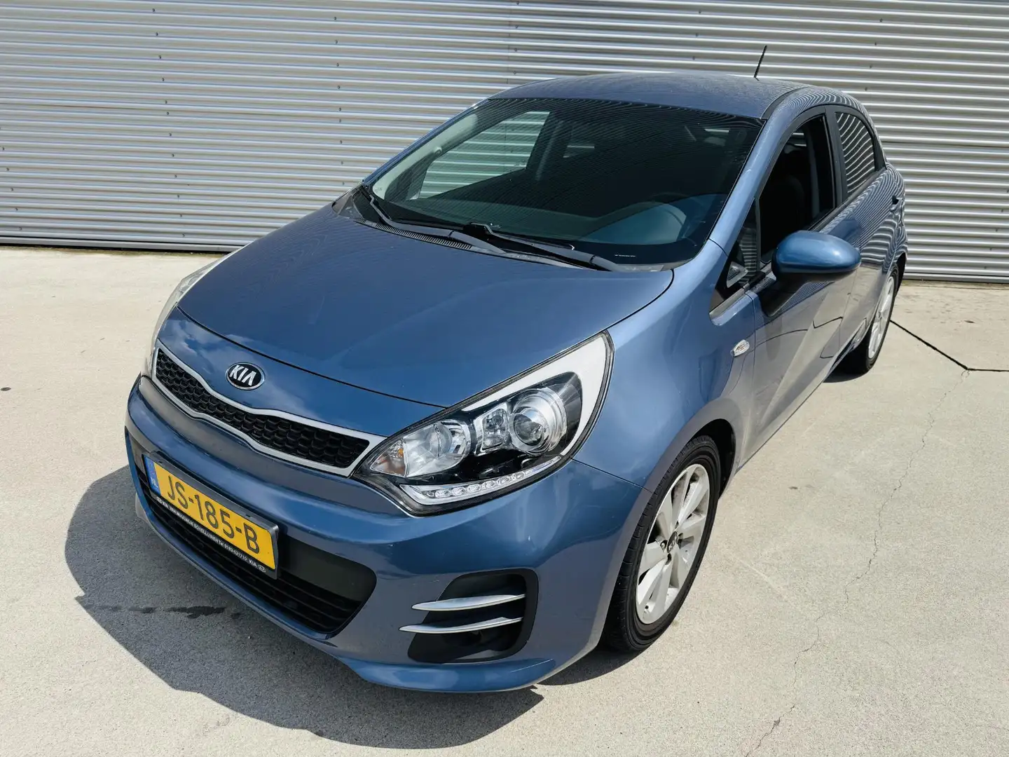Kia Rio 1.2 DynamicLine 85pk Unieke kmstand Trekhaak | Nav Blauw - 2