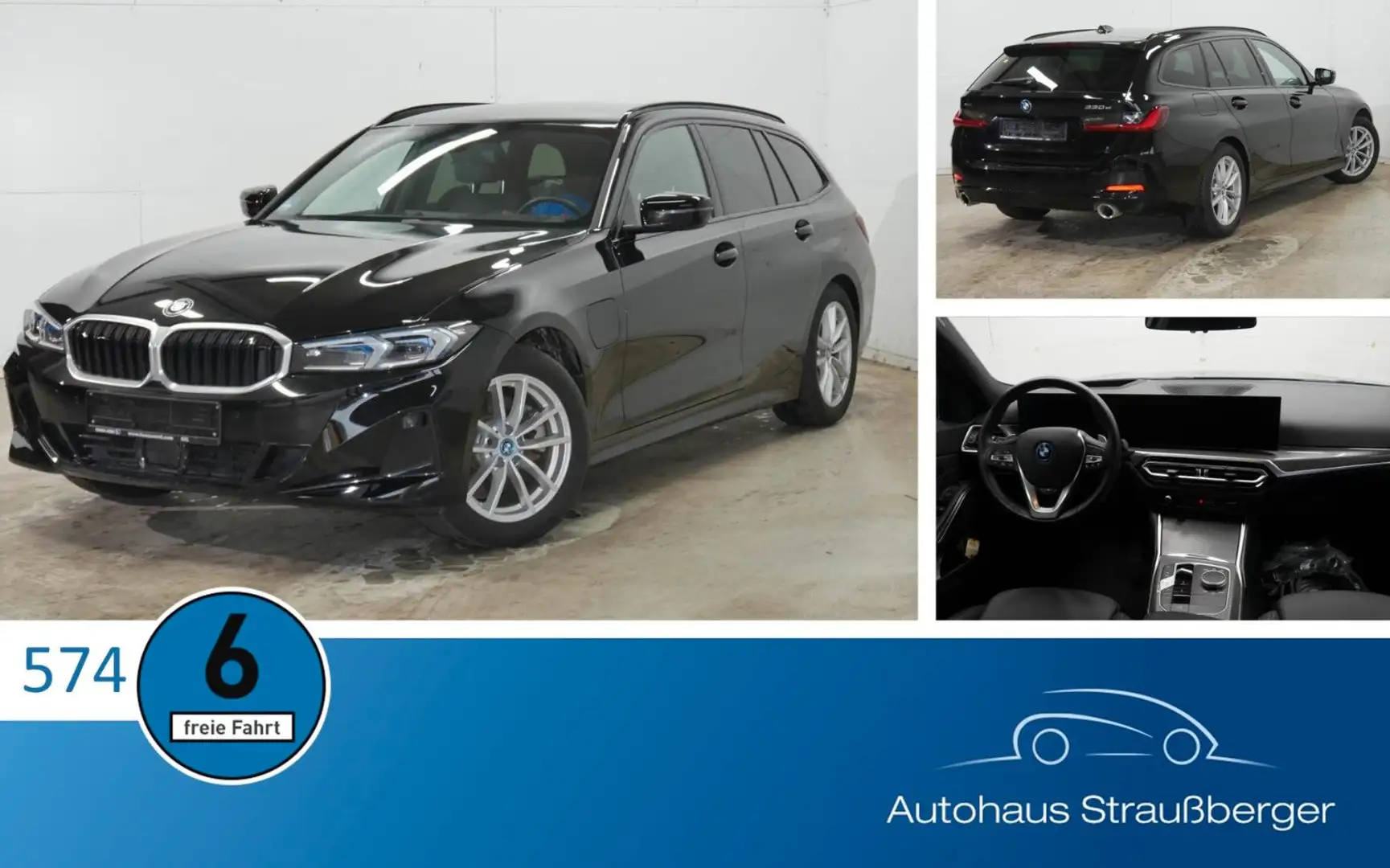BMW 330 xe Touring ACC AHK LRHZ SHZ KZU QI Memory Noir - 1