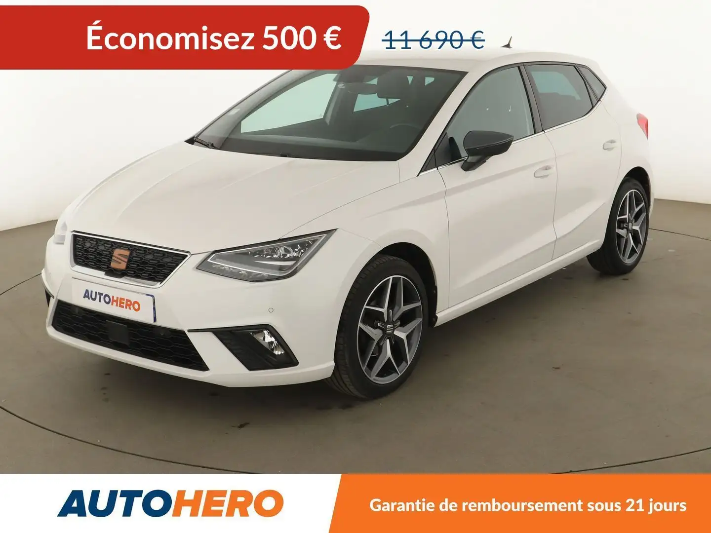 SEAT Ibiza 1.0 EcoTSI Xcellence Blanc - 1