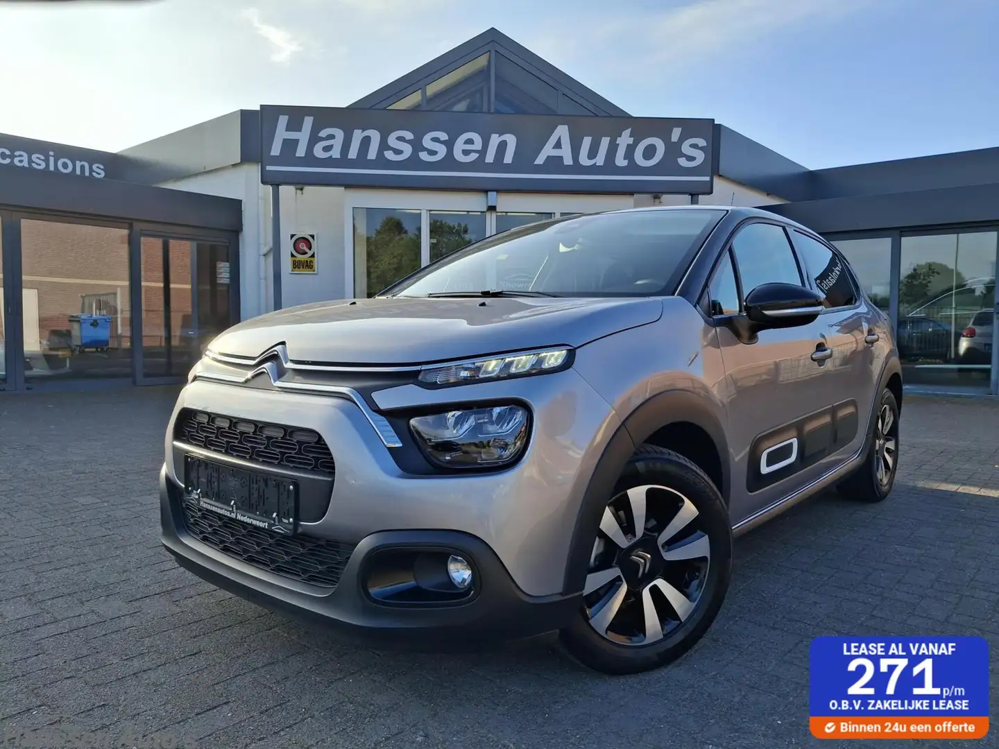 Citroen C3 1.2 PureTech Max Grijs - 1