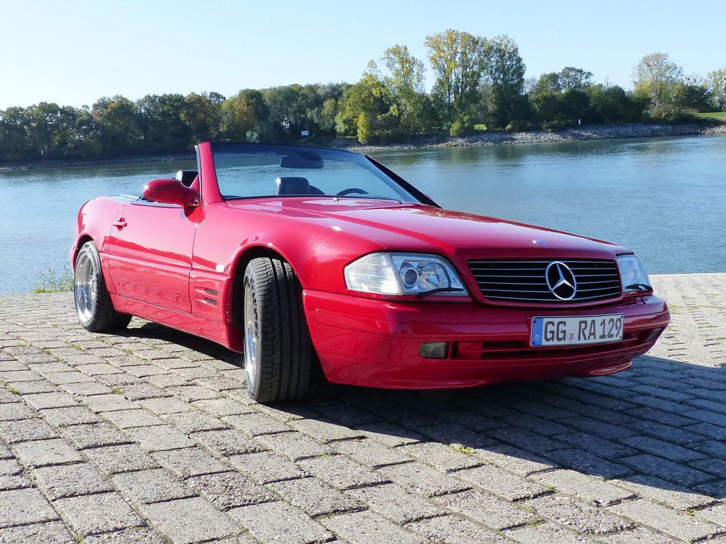 Mercedes-Benz SL 320 SL 320 V6 - Traum in Magma-Rot Rouge - 1