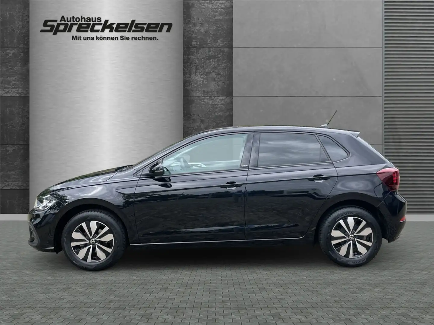 Volkswagen Polo 1.0 TSI++Aut.++LED++Navi++AHK++Tempomat ACC++ Schwarz - 2