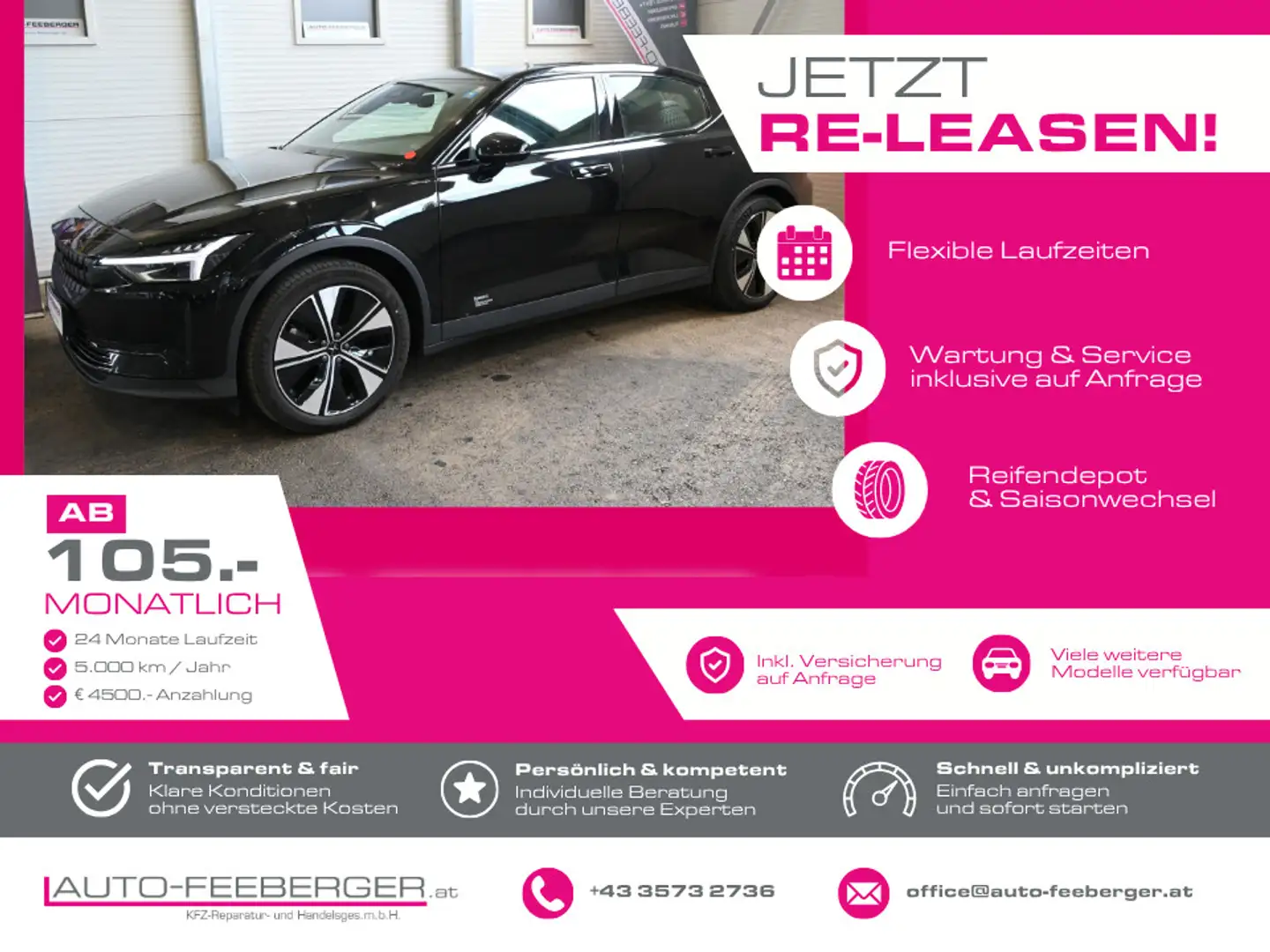Polestar 2 Polestar 2 Polestar2 Long Range Single Motor El... Schwarz - 1