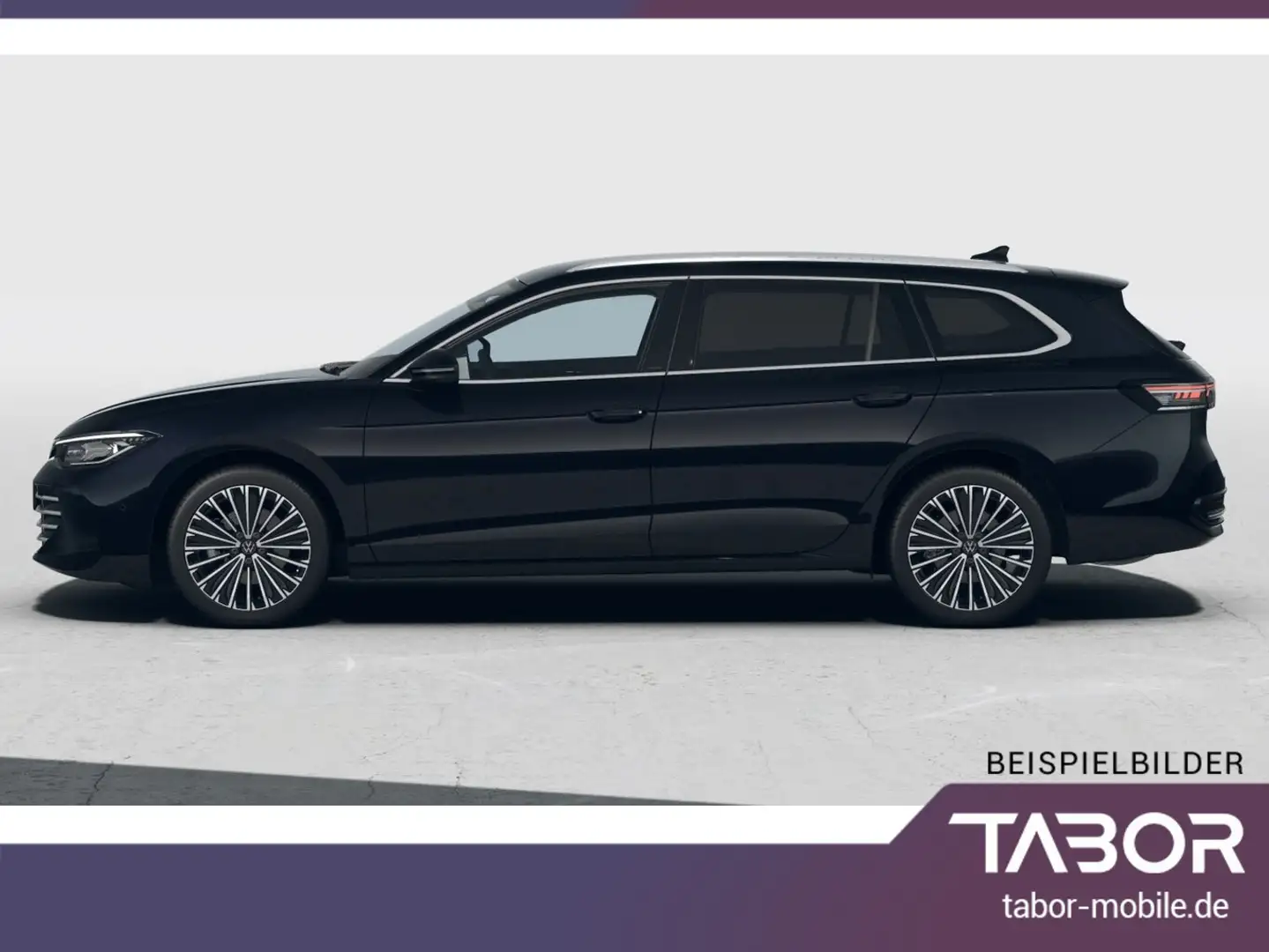 Volkswagen Passat Var. eTSI 150 DSG Eleg. Leder Matrix Nav+ Schwarz - 2