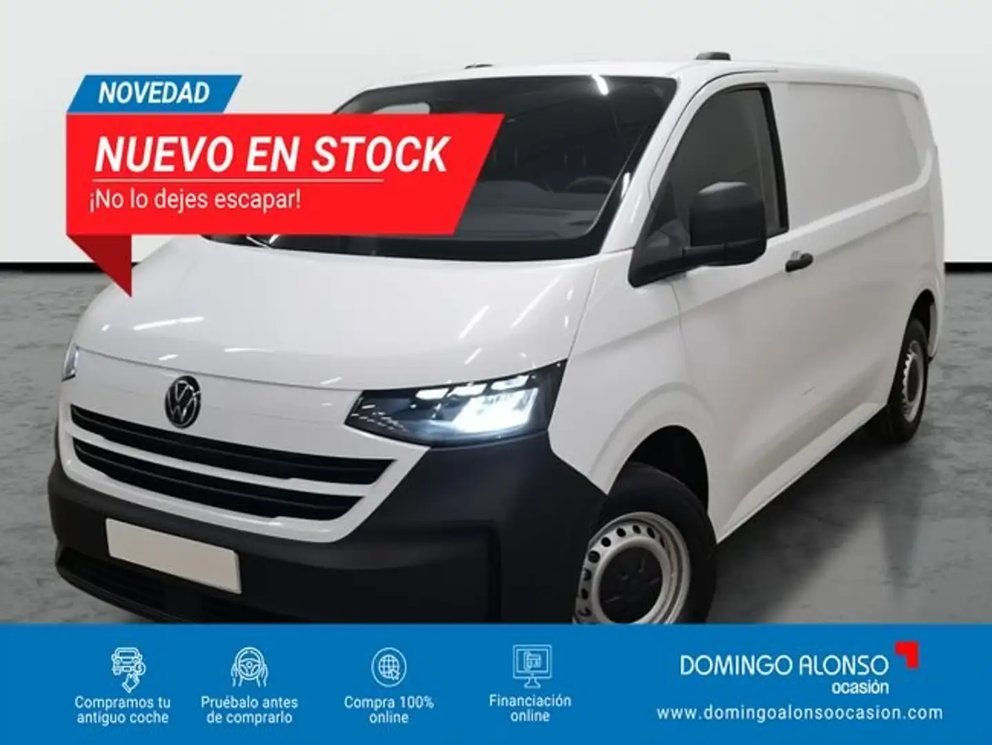 Volkswagen Transporter Furgón Ch. Largo 2.0 TDI 81 kW (110 C Blanco - 1