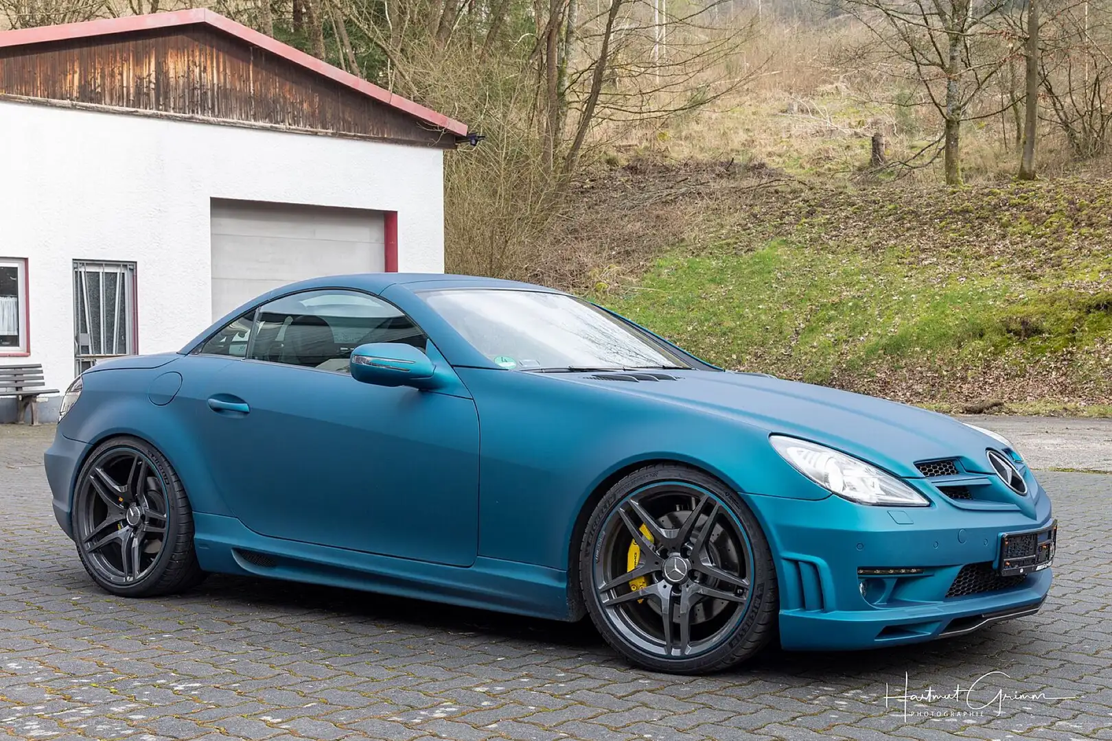 Mercedes-Benz SLK 55 AMG 7G-TRONIC Bleu - 1