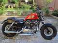 Harley-Davidson 1200 Custom moto completamente customizzata in stile bobber Rot - thumbnail 3