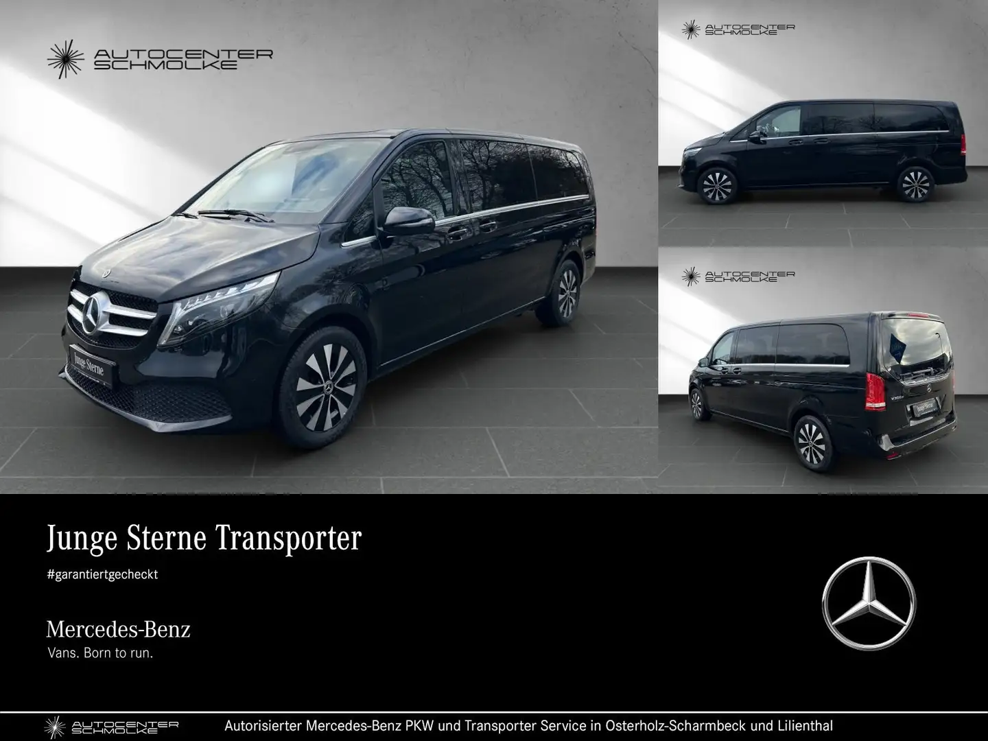 Mercedes-Benz V 300 V 300 d AVANTGARDE EXTRALANG*STANDHEIZUNG*NAVI  BC Zwart - 1