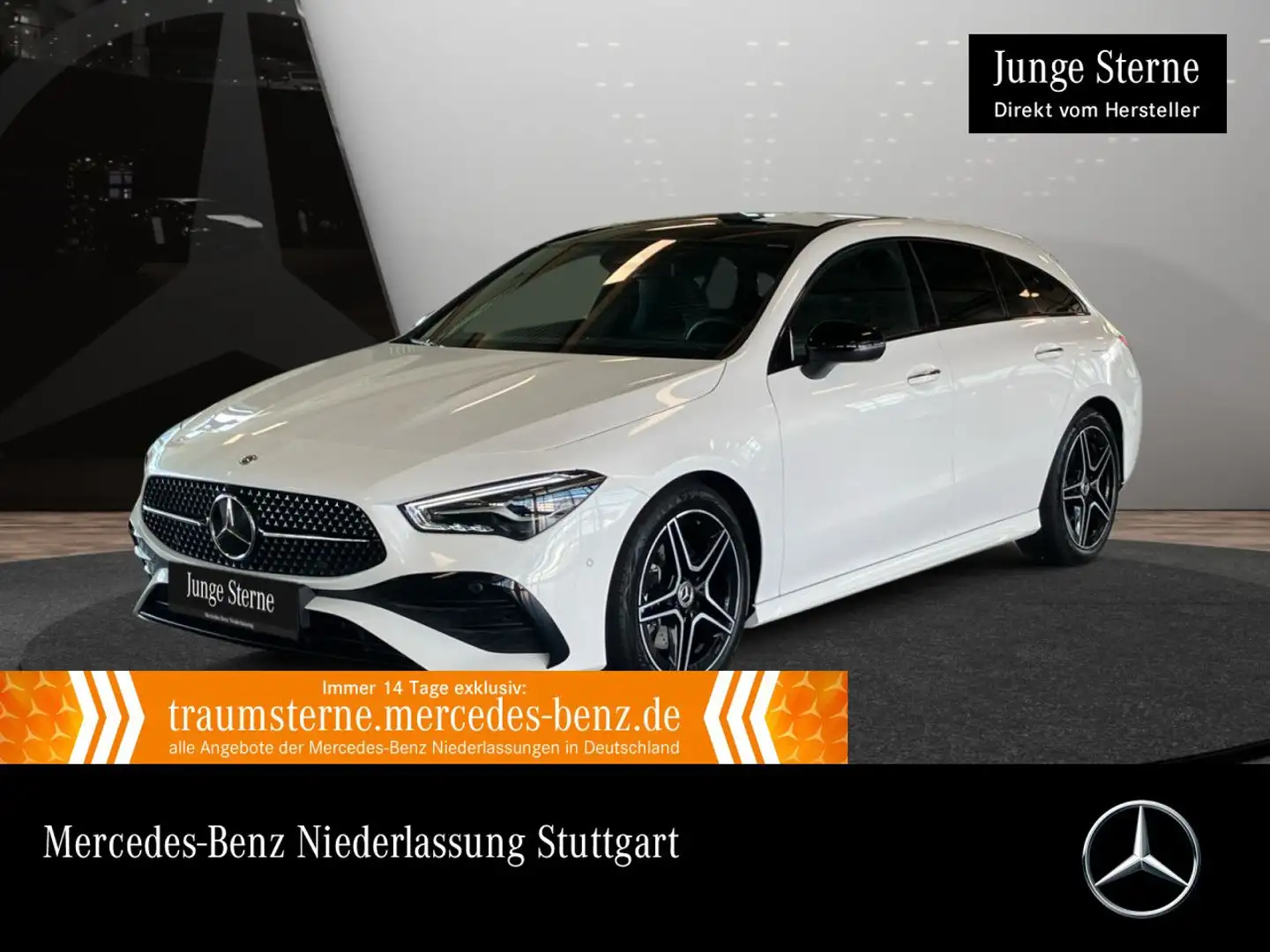 Mercedes-Benz CLA 200 AMG+NIGHT+PANO+LED+KAMERA+TOTW+KEYLESS+7G Weiß - 1