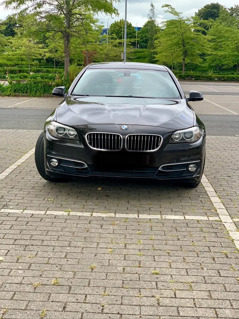 BMW 520 520d Aut. Luxury Line Brązowy - 2