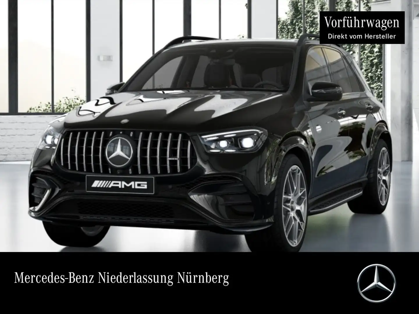 Mercedes-Benz GLE 53 AMG GLE 53 4M NIGHT+PANO+360+AHK+MULTIBEAM+HUD+SPUR+9G Schwarz - 1