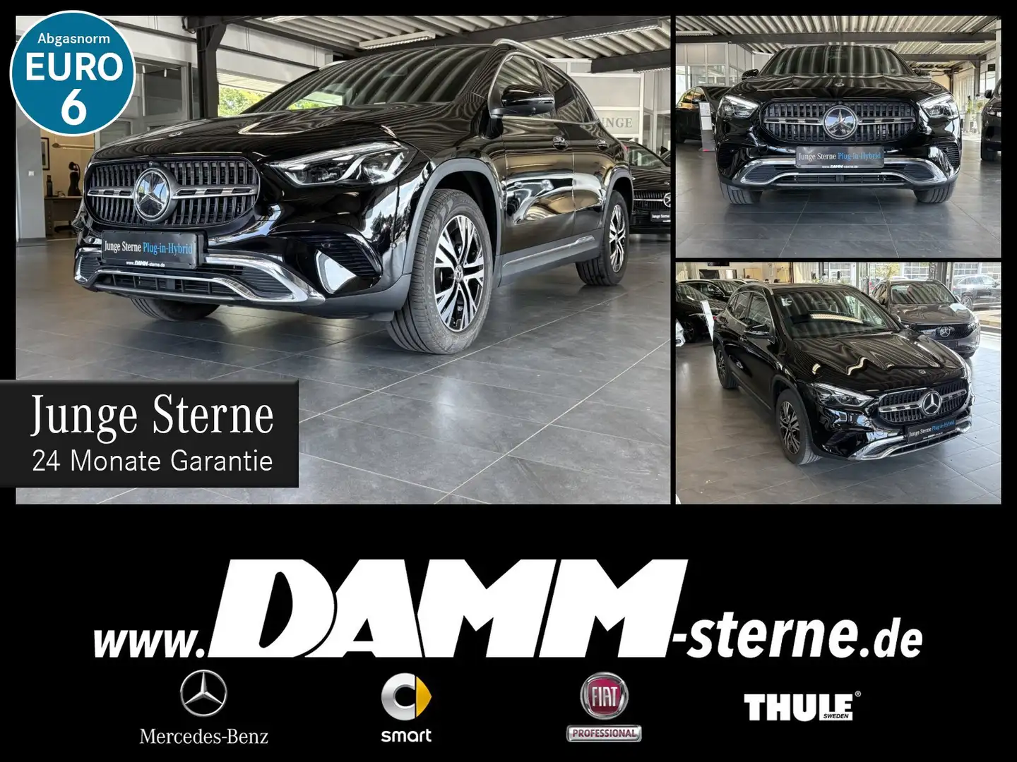 Mercedes-Benz GLA 250 GLA 250 e Progr. Adv.+/Memory/Distronic/360°/AHK Zwart - 1