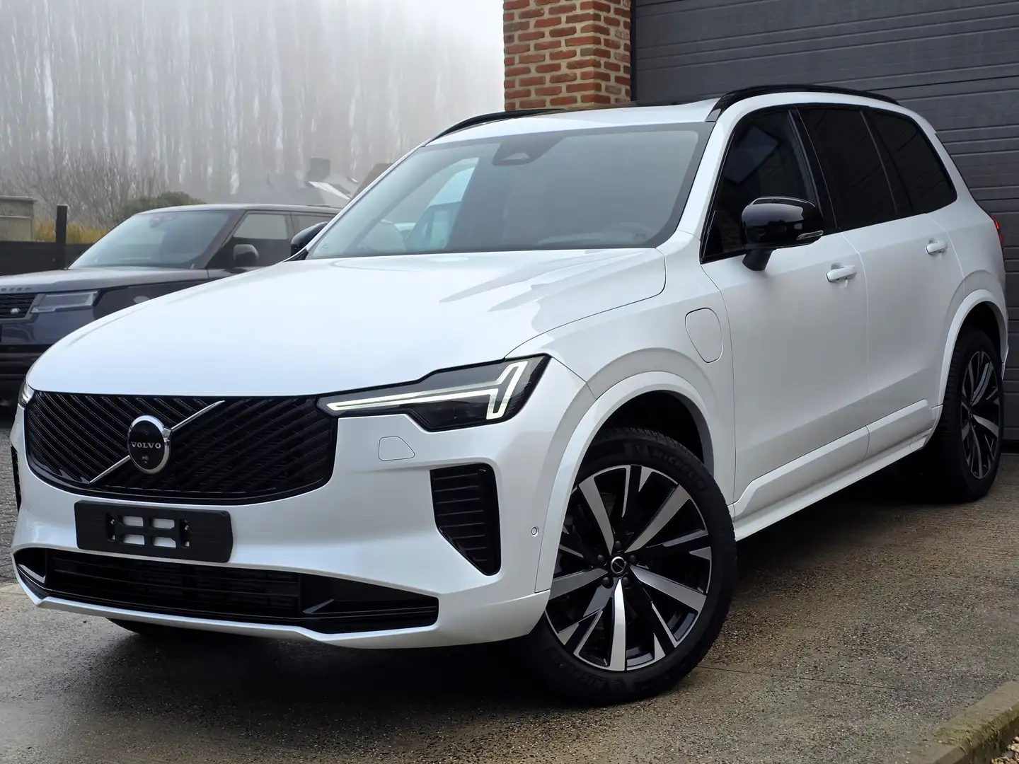 Volvo XC90 T8 Plug In Hybride - 455 PK - 1.500KM - ALS NIEUW Blanco - 1