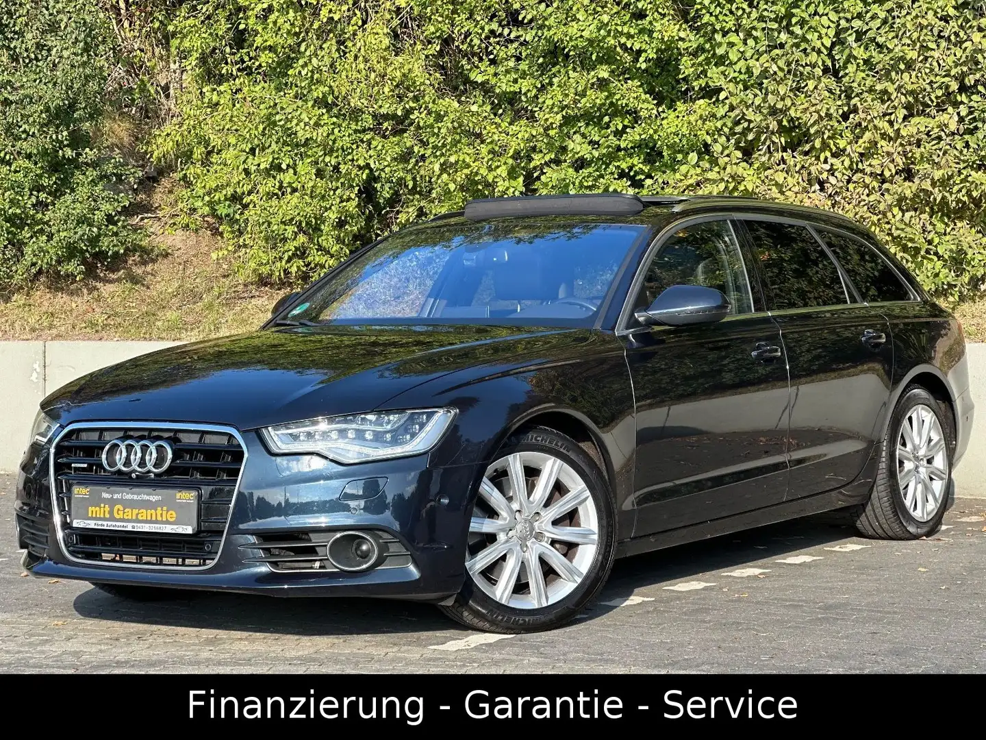 Audi A6 3.0 TDI QUATTRO/LUFT/MATRIX/STDHZG/360°/PANO Blauw - 1