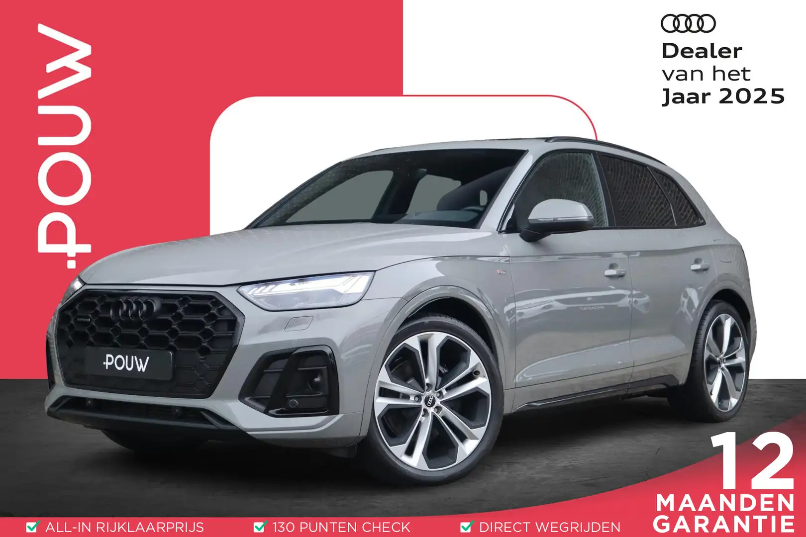 Audi Q5 55 TFSIe 367pk quattro Competition | Panoramadak | Gris - 1