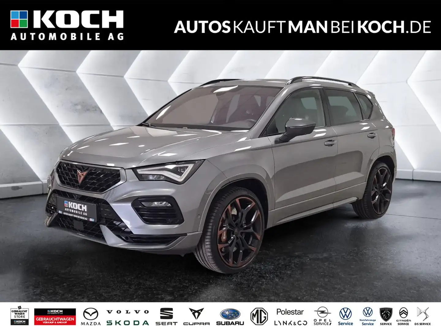 CUPRA Ateca Edition VZ 2.0 TSI DSG 4Drive LED 360 NAVI Gris - 1