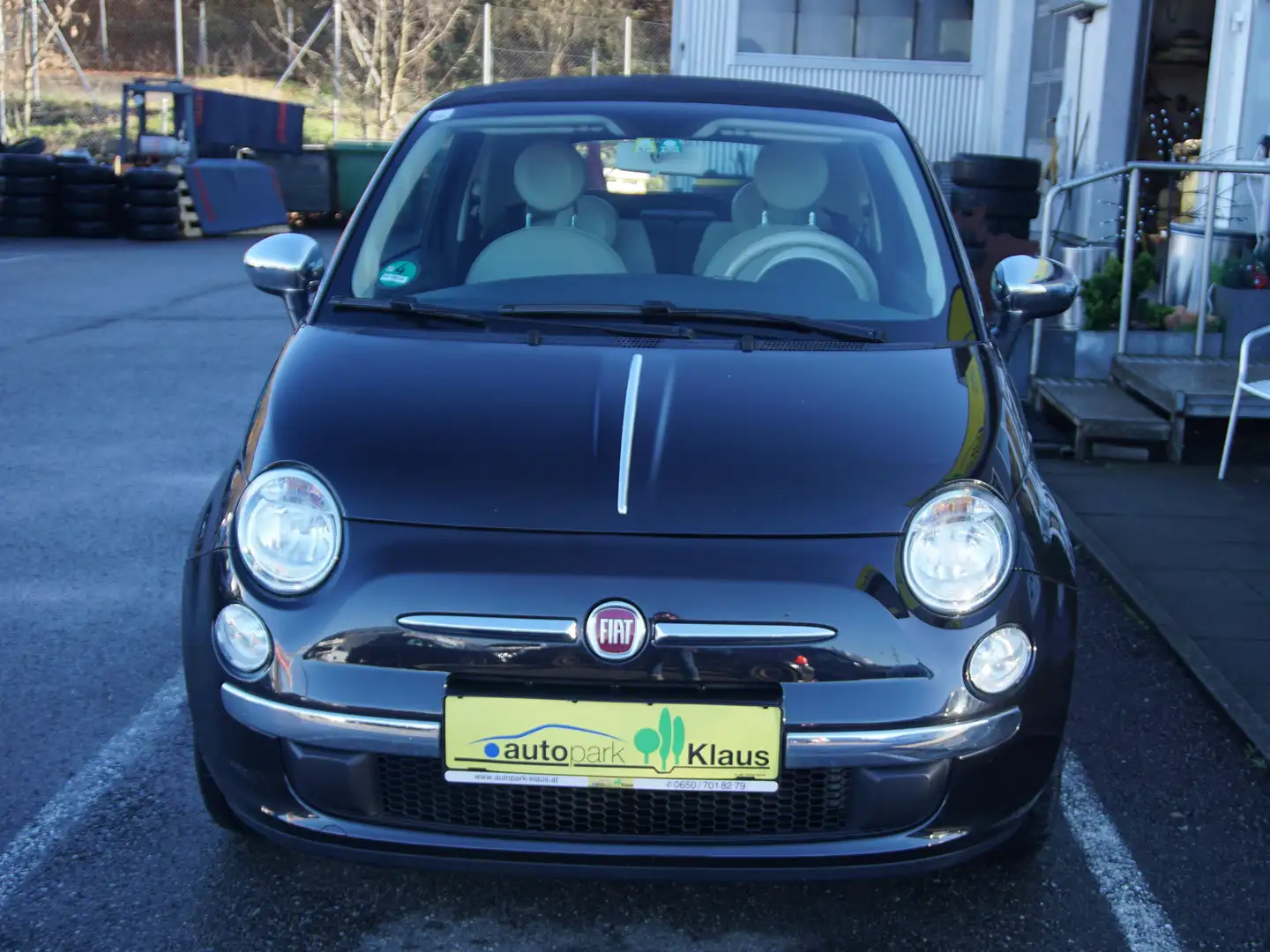Fiat 500C 500 Cabrio 1,2 Pop Pop Schwarz - 2