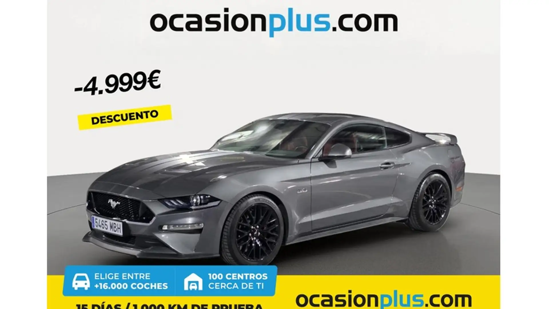Ford Mustang Fastback 5.0 Ti-VCT GT Aut. Gris - 1