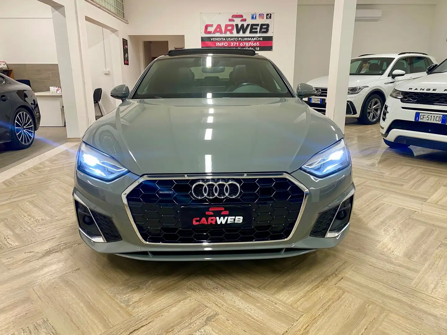 Audi A5 Sportback 45 2.0 tfsi S line edition quattro 265cv Gris - 2
