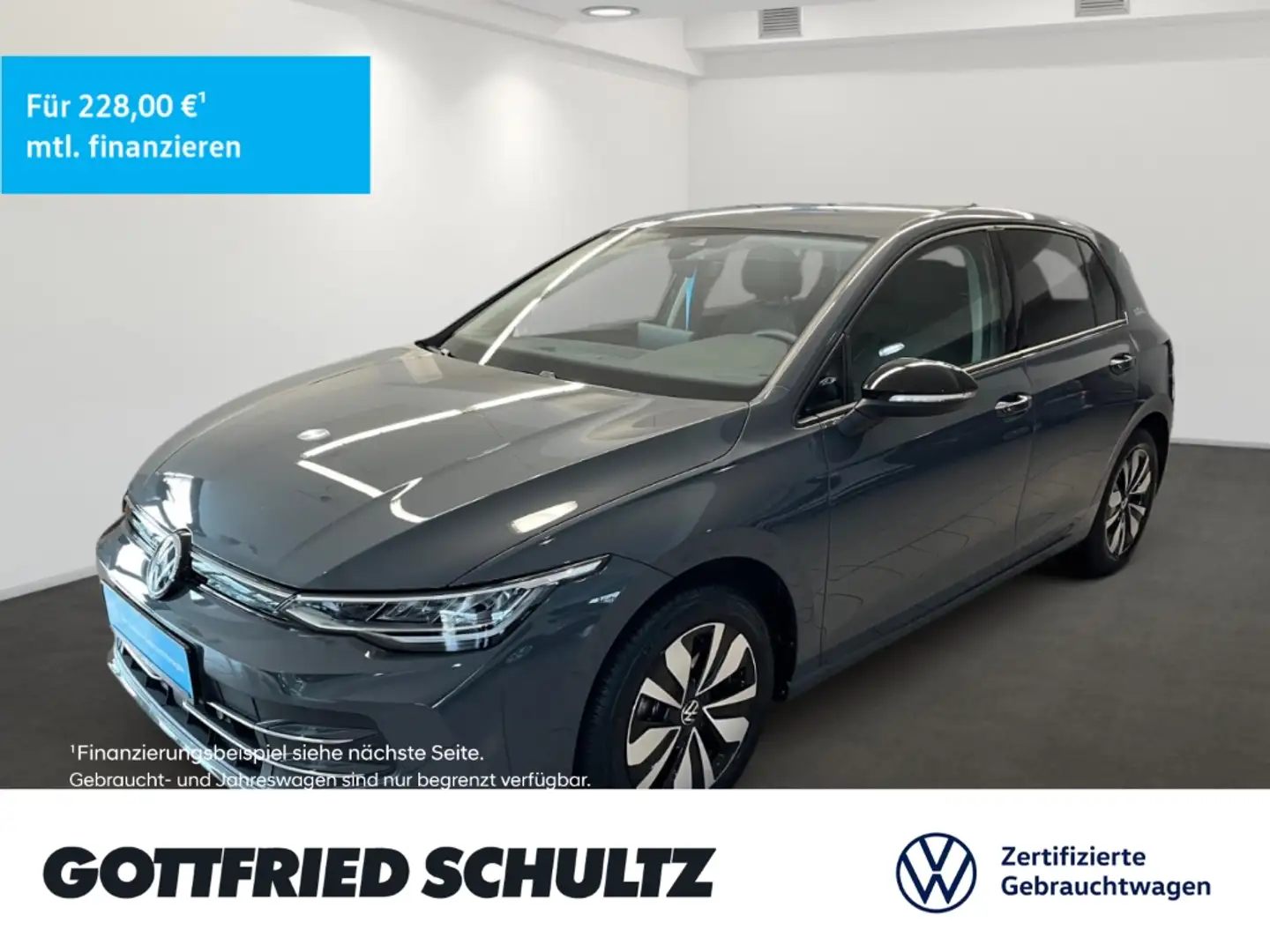 Volkswagen Golf VIII 2.0 TDI DSG Navi Sitzheizung ACC APP-Connect Grau - 1