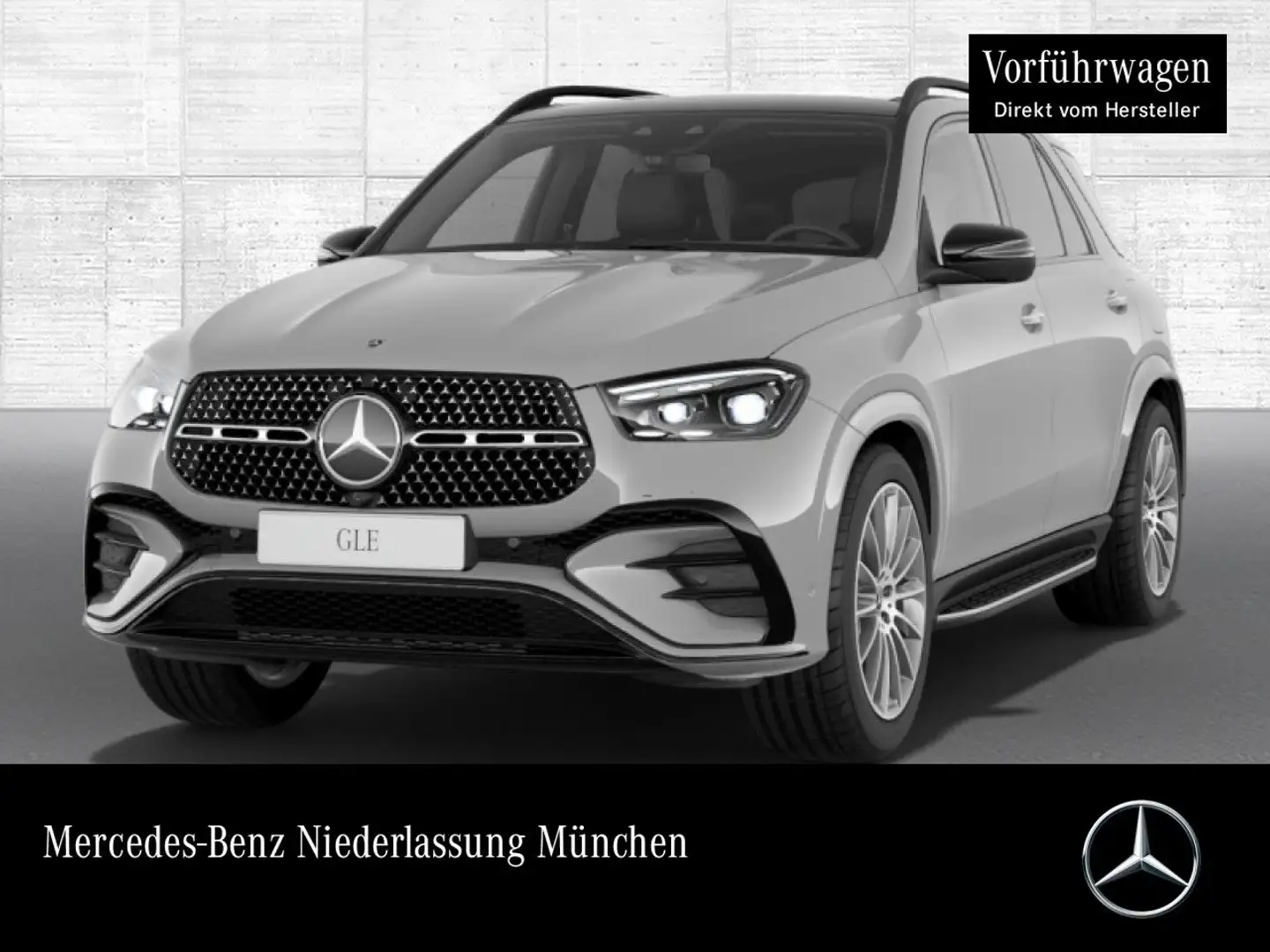 Mercedes-Benz GLE 350 de 4M AMG+NIGHT+PANO+360+AHK+MULTIBEAM+21" Gris - 1