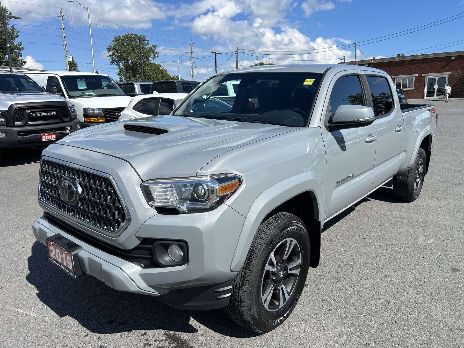 Gray 2019 Toyota Tacoma Pickup Truck Four-Wheel Drive Automatic