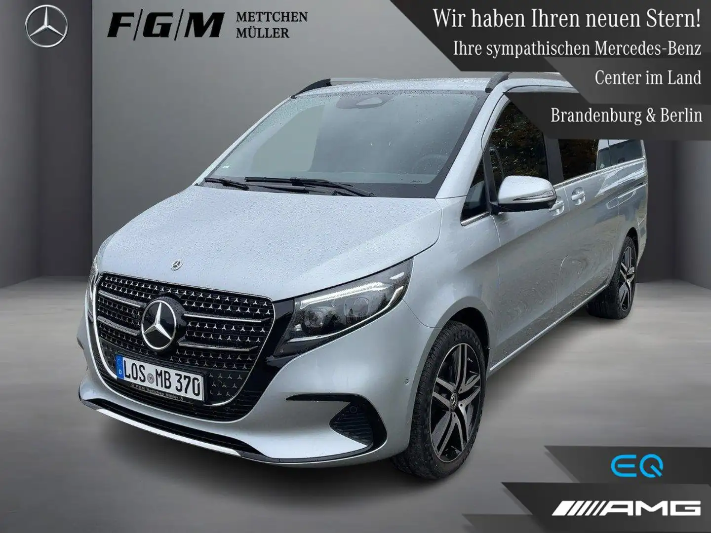 Mercedes-Benz V 300 d AVANTGARDE Lang Burm|TWA|360|AHK|Sitzhz Silber - 1