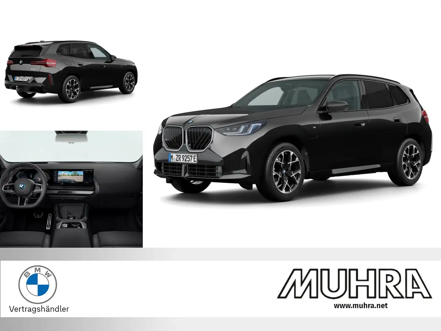 BMW X3 30e xDrive M Sport Pano AHK DA/PA+ HUD H/K Schwarz - 1