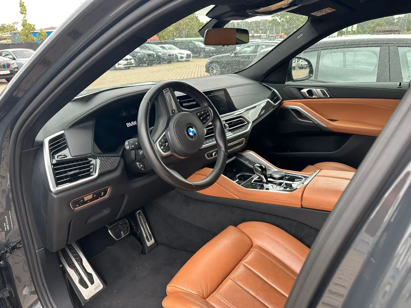 BMW X6 30d M Sport Shadow -HUD-ACC-Pano-360K-22Zoll Gris - 2