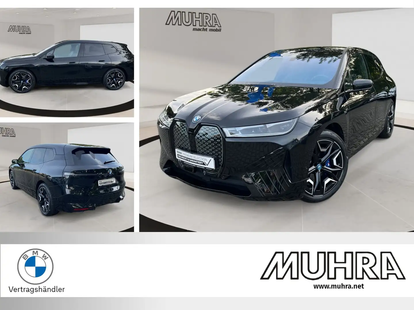 BMW iX M60 22" M Sport Pano Sky Lounge Autobahnassistent Schwarz - 1