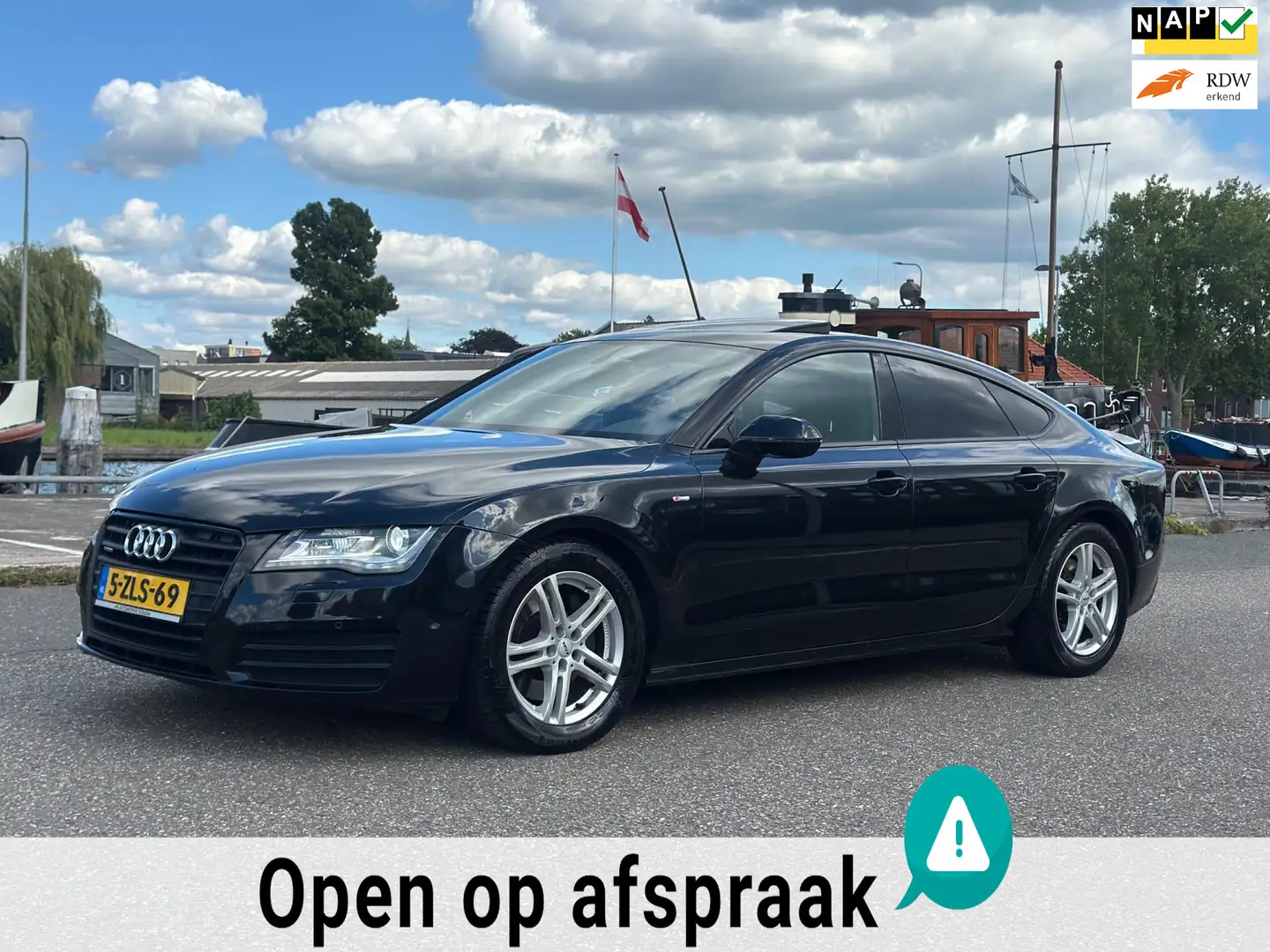 Audi A7 Sportback 3.0 TDI quattro S-LINE PANO LED 2E EIG N Zwart - 1