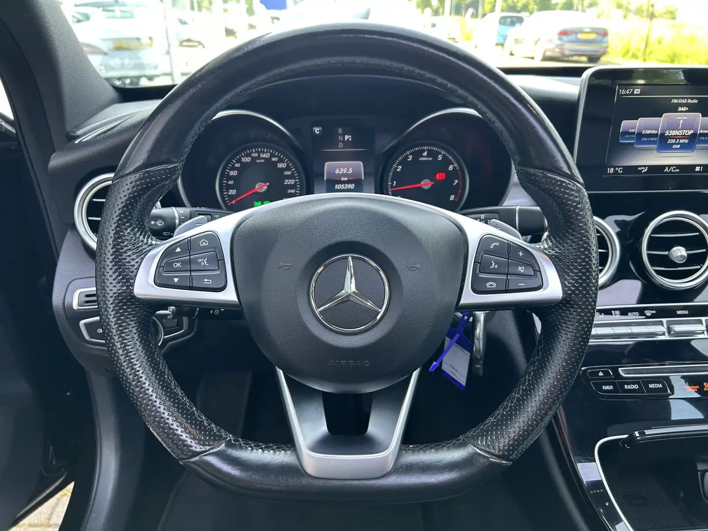 Mercedes-Benz C 180 Estate AMG Sport Edition 50% deal 11.475,- ACTIE L Noir - 2