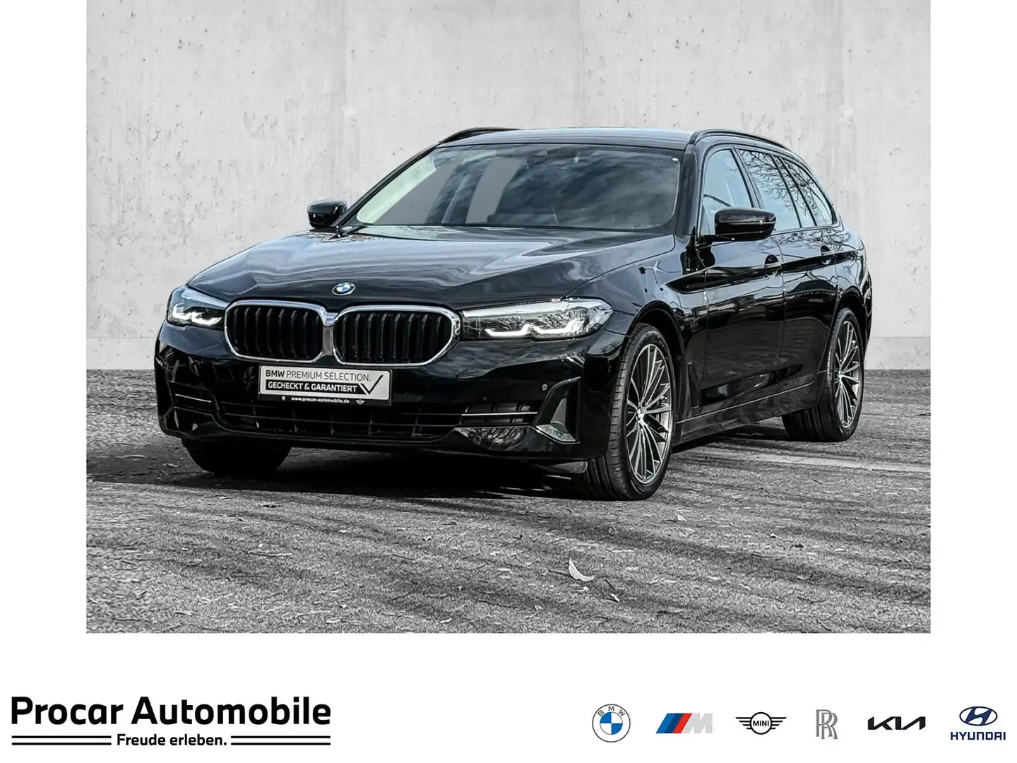 BMW 530 i RFK+NAVI+LED+DAB+KLIMA+19 ZOLL Schwarz - 1