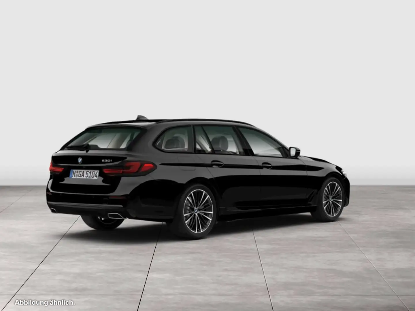 BMW 530 i RFK+NAVI+LED+DAB+KLIMA+19 ZOLL Schwarz - 2
