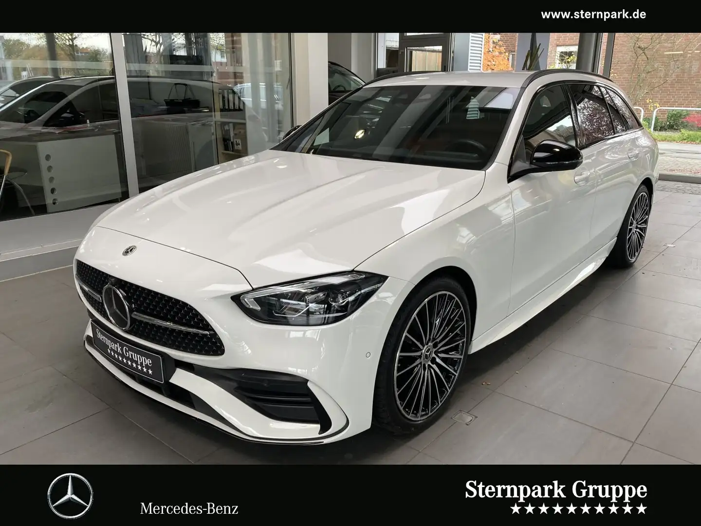 Mercedes-Benz C 300 C 300 T 4M AMG Night+Distro+360°K+LED+Memory+AHK Blanc - 1