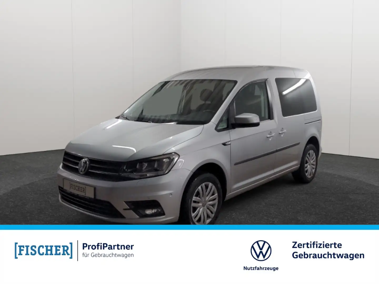 Volkswagen Caddy 1.4TSI DSG Trendline Xenon Klima SHZ PDC vorn & hi Silber - 1