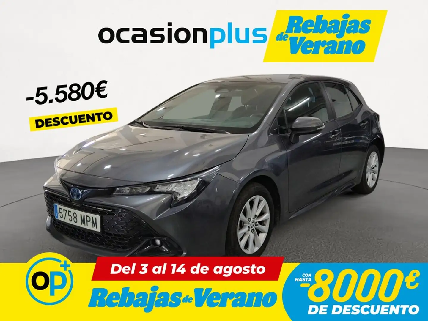 Toyota Corolla 140H Active Plus Gris - 1