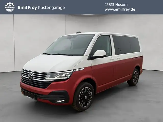 Volkswagen T6.1 Caravelle T6.1 Caravelle DSG Comfortline Leder/rote Folierun