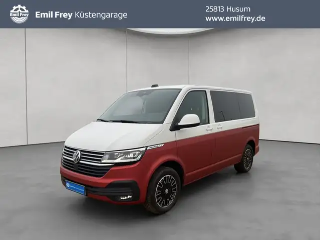 Volkswagen T6.1 Caravelle T6.1 Caravelle DSG Comfortline Leder/rote Folierun
