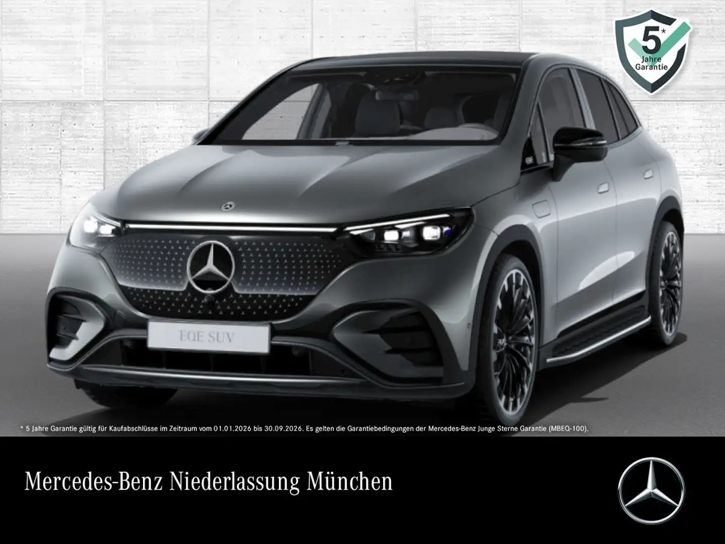 Mercedes-Benz EQE 500 4M AMG+NIGHT+PANO+AHK+BURMESTER+SITZKLIMA Gris - 1