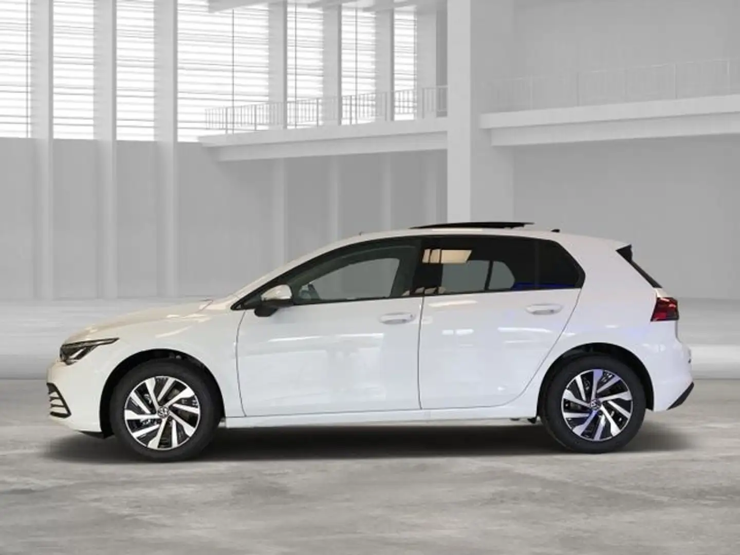 Volkswagen Golf Life 1.0 TSI El. Panodach Navi LED Blendfreies Fer Weiß - 2