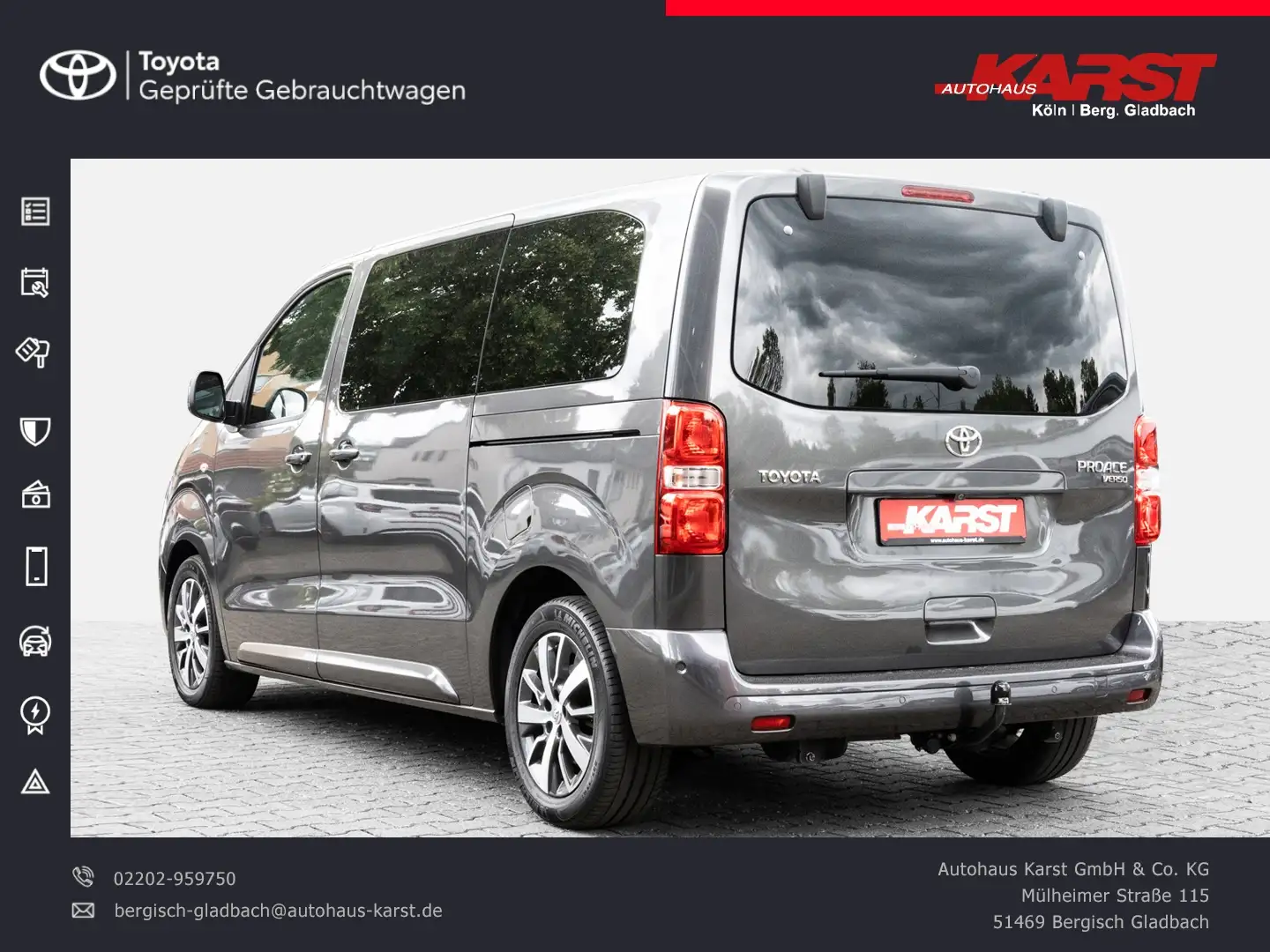 Toyota Proace Verso L1 2.0 Automatik Executive 7-Sitze Grijs - 2