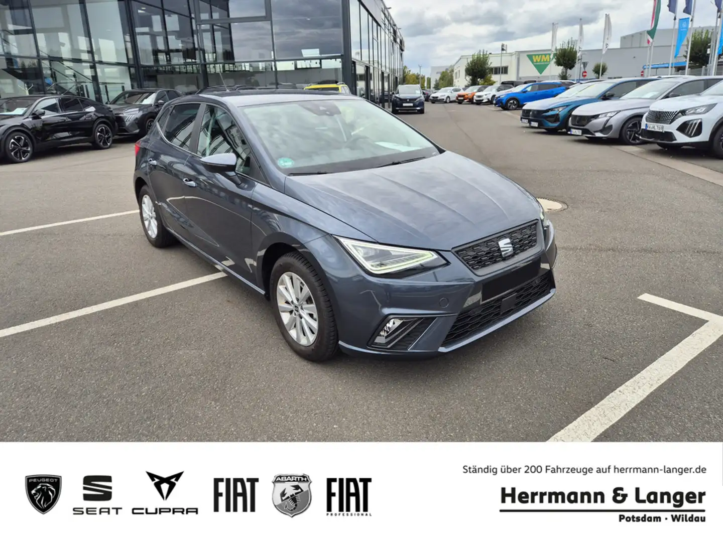 SEAT Ibiza 1.0 Style Klima, SHZ, Parksensoren, Full Link, LED, Kamera Grau - 1