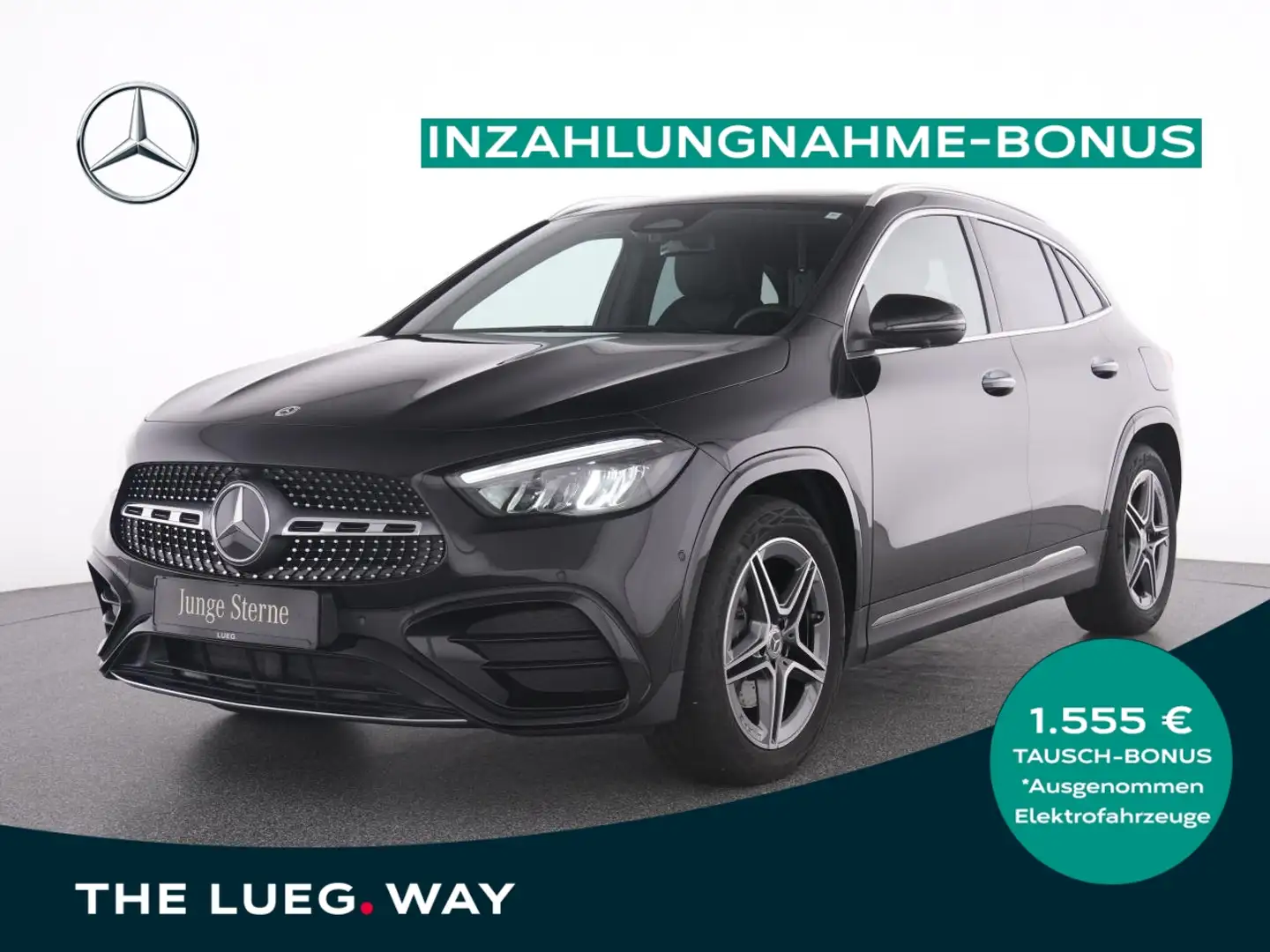 Mercedes-Benz GLA 220 d 4M AMG+Pano+AHK+LED+360+KeyG+EHeck+Tot Černá - 1