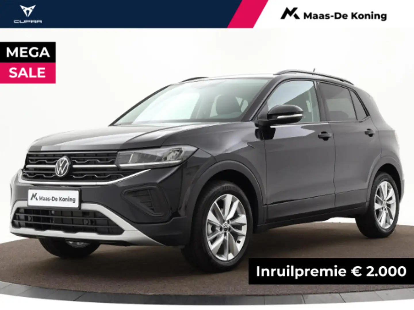 Volkswagen T-Cross Life Edition 1.0 TSI 95 pk 5 versn. Hand · Achteru Noir - 1