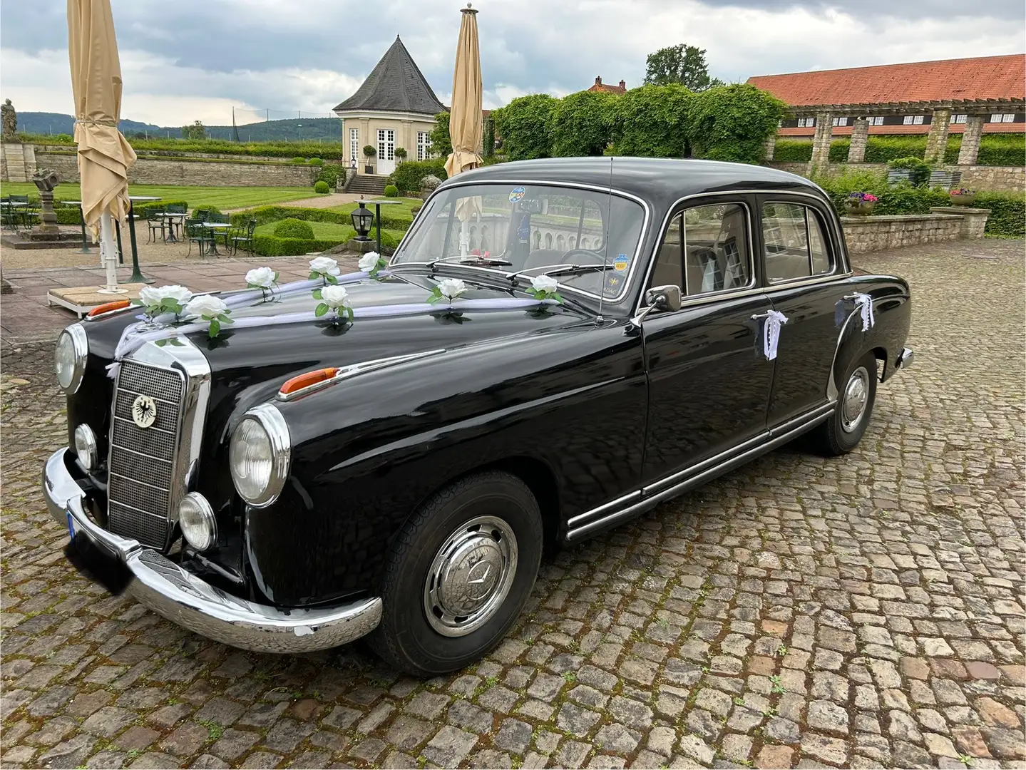Mercedes-Benz 220 Oldtimer Ponton 220a *Original 1956* Negro - 2