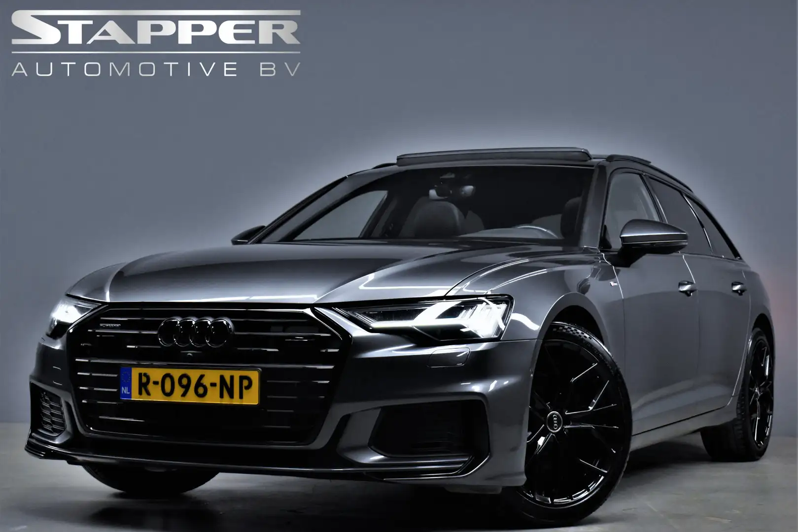 Audi A6 Avant 45 TFSI 245pk Quattro 3x S-Line Pano/Trekhaa Gris - 1