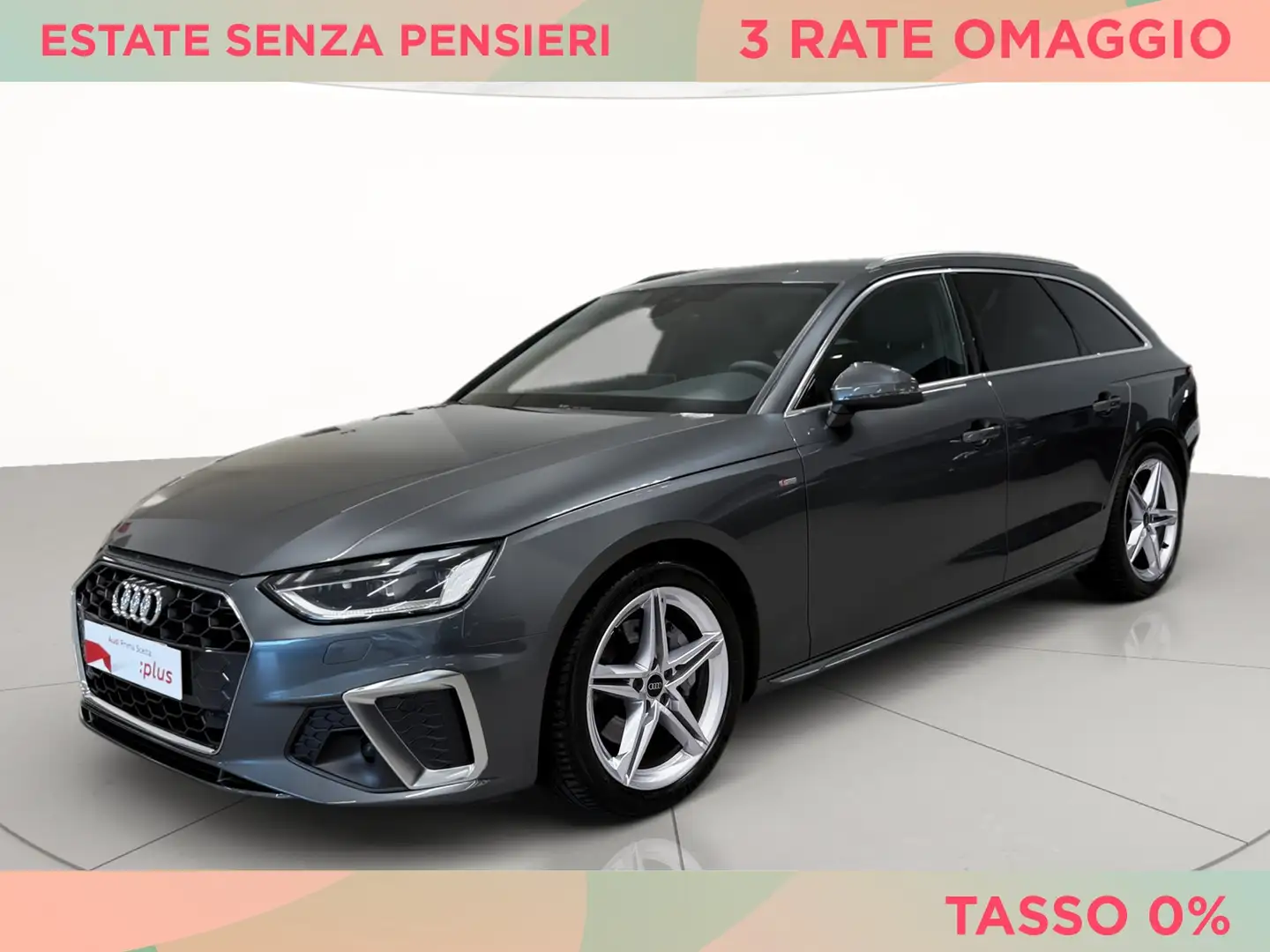 Audi A4 avant 40 2.0 tdi mhev s line edition quattro 204cv Grigio - 1
