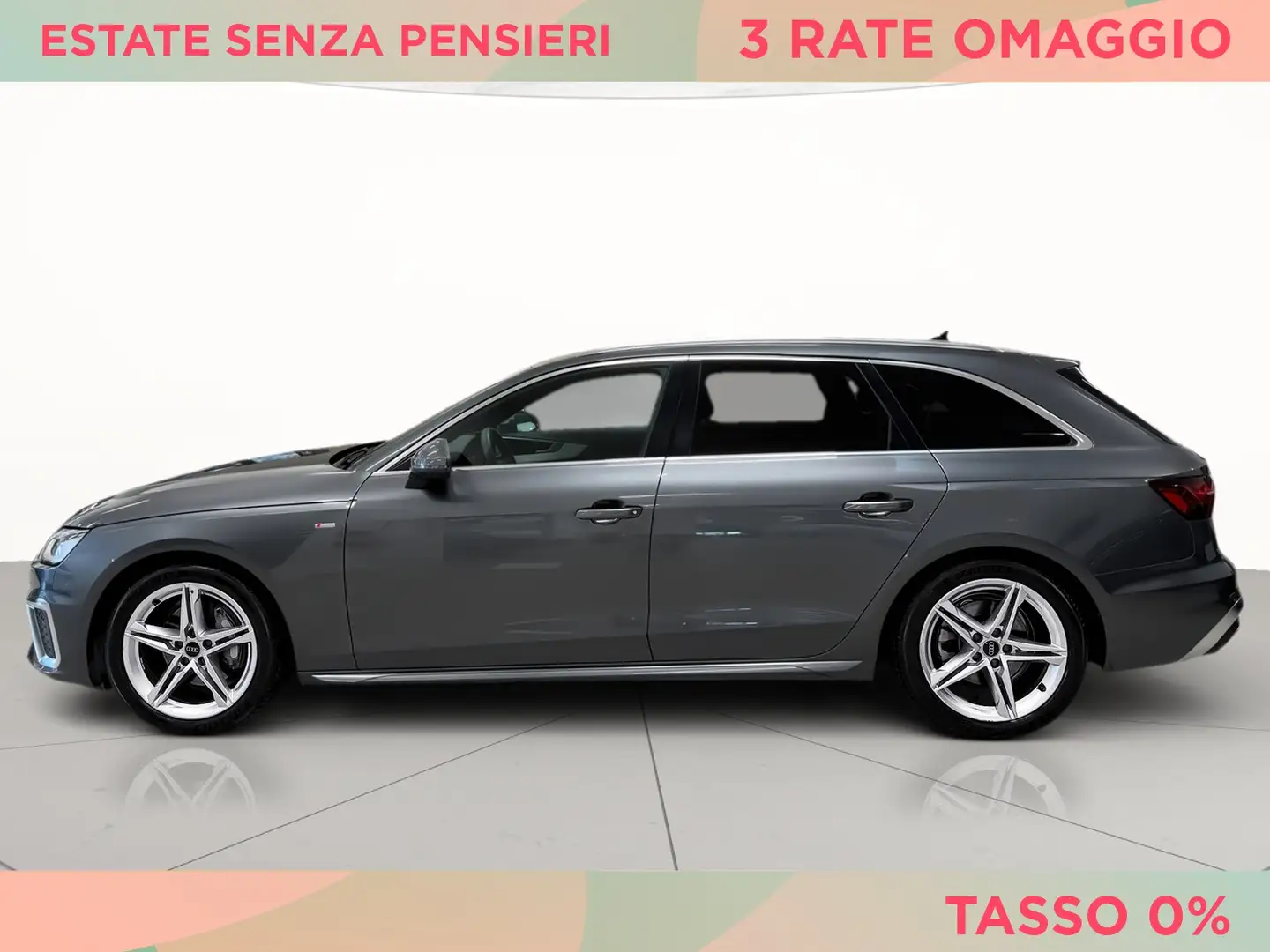 Audi A4 avant 40 2.0 tdi mhev s line edition quattro 204cv Grigio - 2